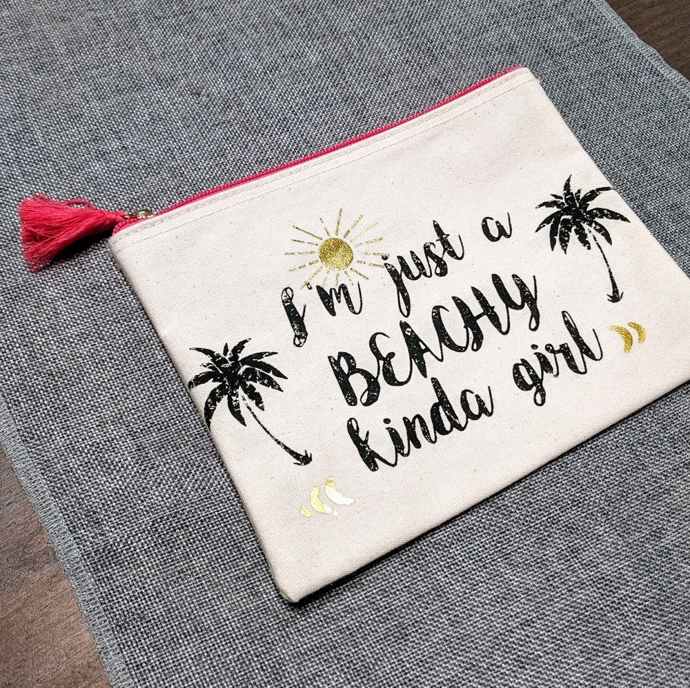 3/$20 Beachy Girl Beauty Bag